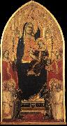 GADDI, Taddeo Madonna and Child Enthroned with Angels and Saints sd oil painting reproduction
